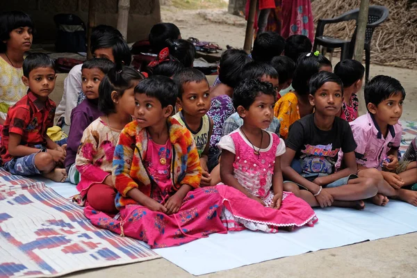 Дети Школе Кумрохали Западная Бенгалия Индия — стоковое фото