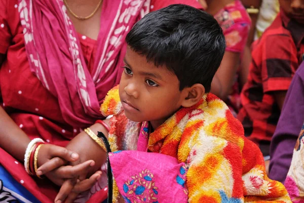 Kumrokhali Deki Okuldaki Çocuklar Batı Bengal Hindistan — Stok fotoğraf