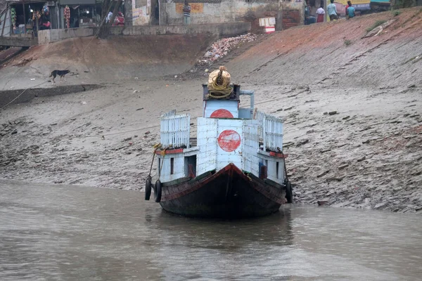 Barcos Turísticos Que Comienzan Sus Excursiones Sundarbans Bengala Occidental India —  Fotos de Stock