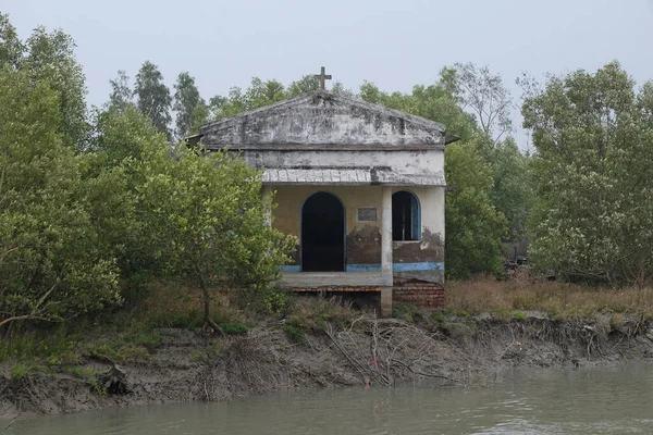 Chiesa Cristiana Nel Sundarbans National Park West Bengal India — Foto Stock