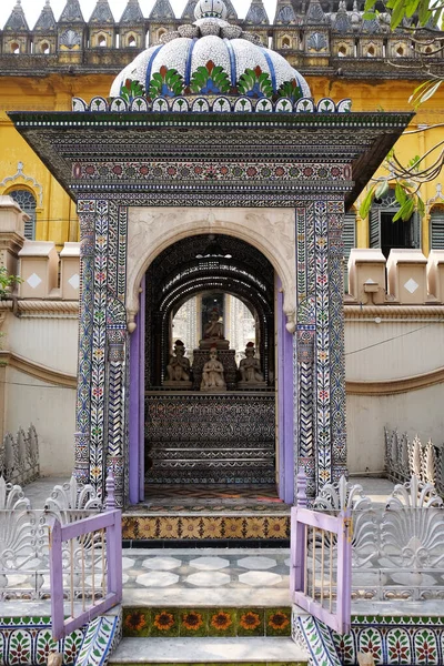 Jain Temple Även Kallat Parshwanath Temple Badridas Temple Street Kolkata — Stockfoto