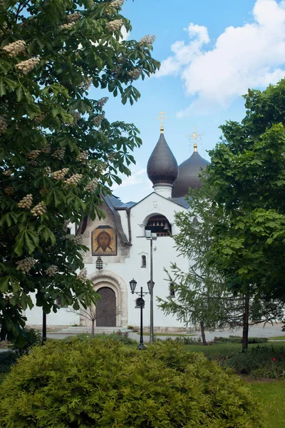 Moskova Rusya Mayıs 2017 Pokrovsky Katedrali Martha Mary Convent Batı — Stok fotoğraf