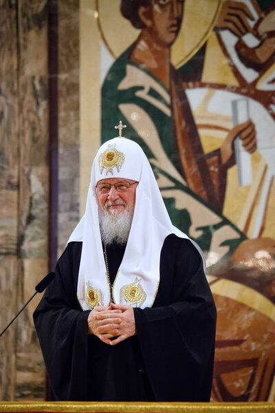 Patriarch Kirill of Moscow and All Russia at 7th general church 