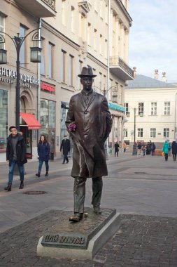 Besteci Sergei Prokofiev Moskova'da anıt