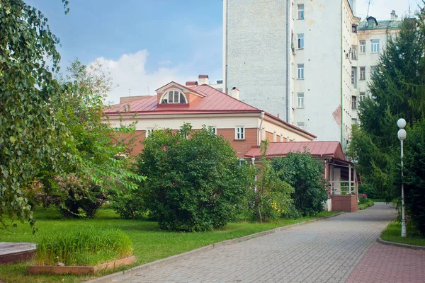 Casa-Museo M.S. Shchepkin, edificio de madera. Moscú . —  Fotos de Stock