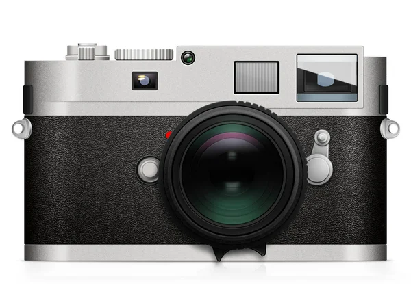 Leica illüstrasyon yansıması ile beyaz arka plan üzerinde