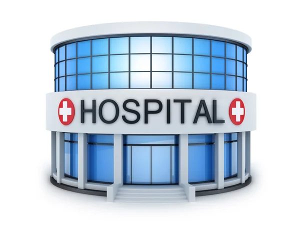 Malé nemocnice sestavení — Stock fotografie