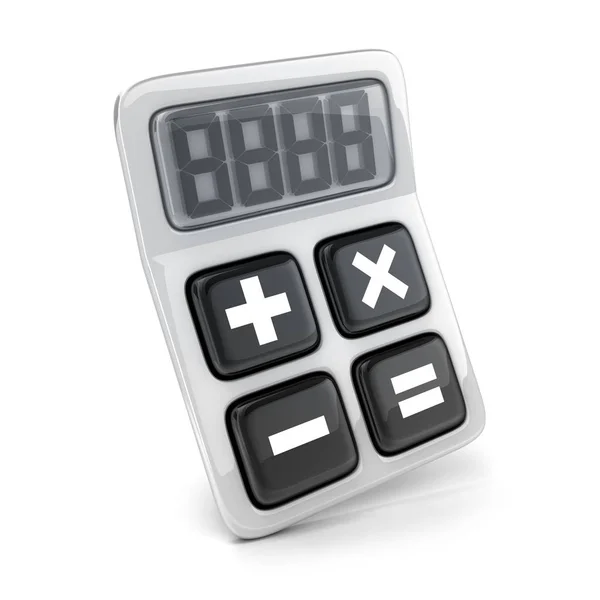 Абстрактный калькулятор — стоковое фото