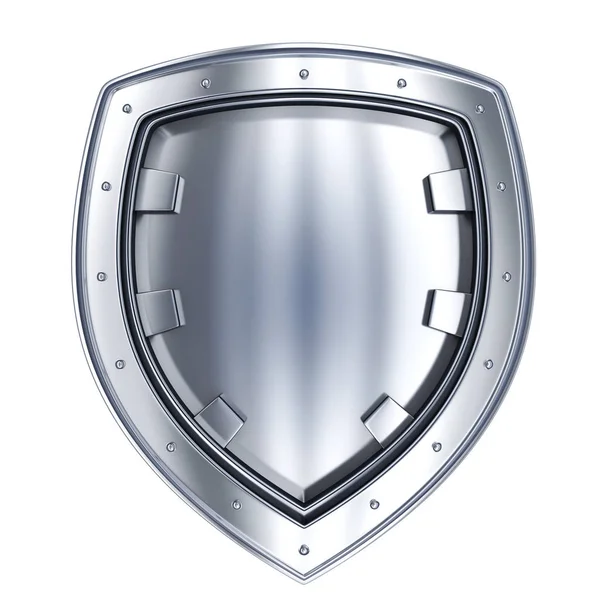 Stell shield only — Stock Photo, Image