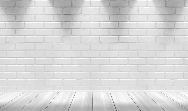Fondo de pared de ladrillo blanco — Foto de Stock
