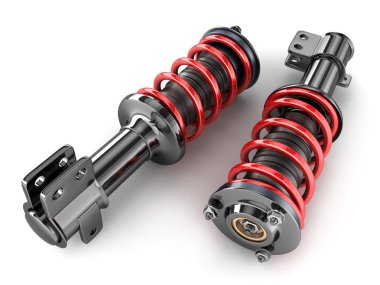 Two shock absorber car clipart