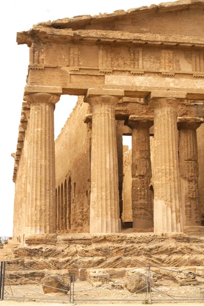 Starověký chrám Svornosti, Agrigento, Itálie — Stock fotografie