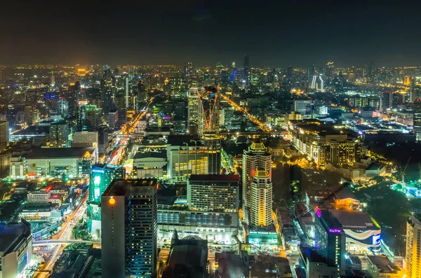 Bangkok ciudad en el crepúsculo — Foto de Stock