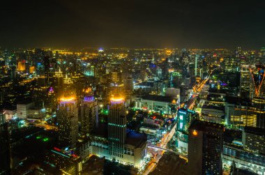 Bangkok şehir alacakaranlıkta
