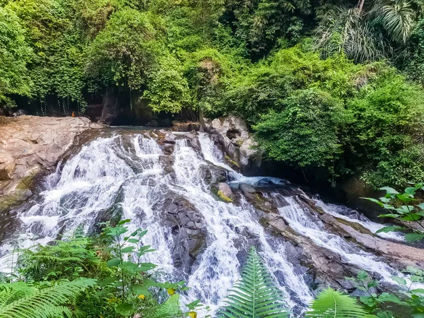 Widok Wodospad Goa Rang Reng Bali Indonezja — Zdjęcie stockowe