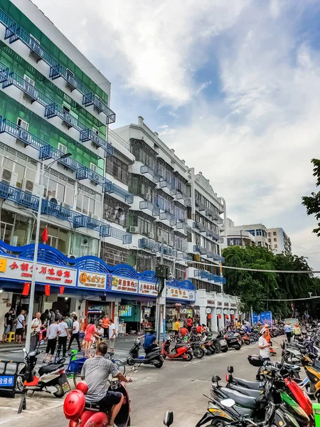 Sanya Hainan China Octubre Vista Del Paisaje Urbano Del Edificio — Foto de Stock