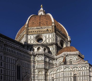 mimari dekorasyonu ve kubbe Katedrali Santa Maria del Fiore Floransa, İtalya. 