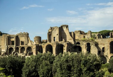 Antik Caracalla Hamamı Roma, İtalya kalıntıları