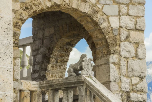 Alcuni Vista Dell Isola Chiesa Nostra Signora Delle Rocce Gospa — Foto Stock