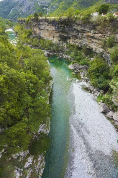 Canyon Rio Tara Montanhas Florestas Redor Parque Natural Durmitor Montenegro — Fotografia de Stock