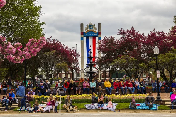 Mai 2019 Pella Iowa États Unis Tulip Time Festival Parade — Photo