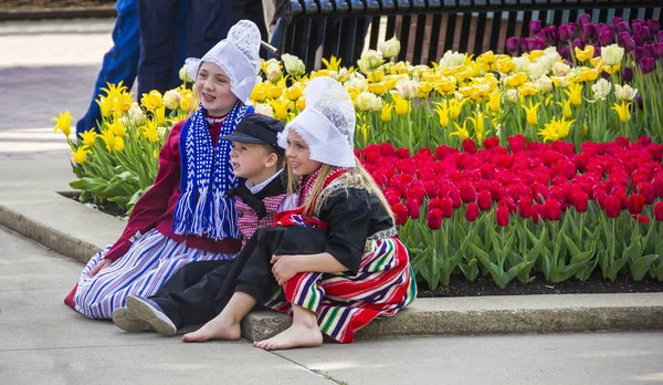 2019年5月2日 アメリカ アイオワ州 オランダからアメリカに移住した市民に捧げる祭り チューリップ タイム フェスティバル パレード — ストック写真