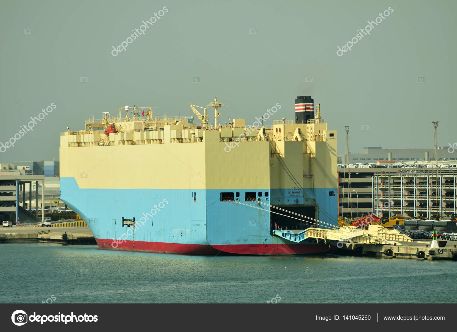 Auto car carrier ship — Stock Photo © Carabay 141045260