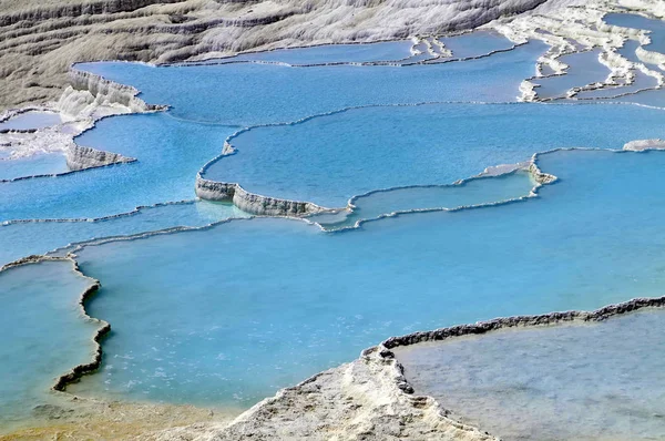 Terraços de travertino Pamukkale — Fotografia de Stock