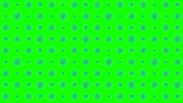 Flocons de neige stylisés abstraits tombant 