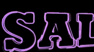 animasyonlu satışı işareti