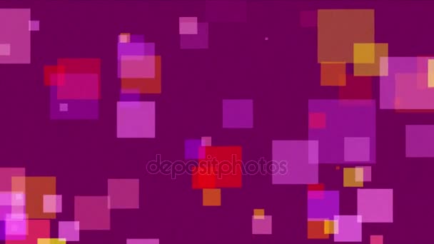 抽象的なアニメーションの赤いスクリーン セーバー — ストック動画