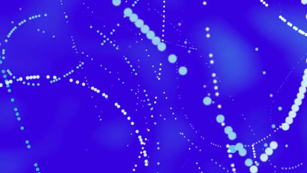 Синий анимированный абстрактный фон — стоковое видео