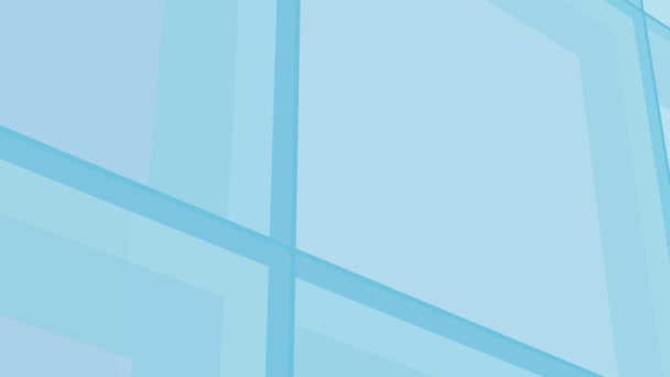 Carrés d'animation abstraits bleus 