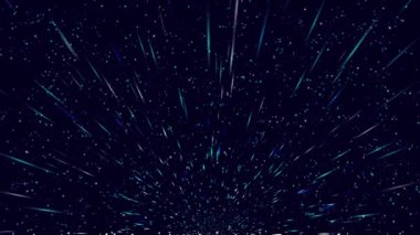 Soyut fütüristik alan animasyon