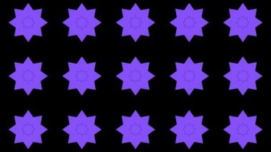 Mavi tonları bileşiminde animasyonlu bilgisayar