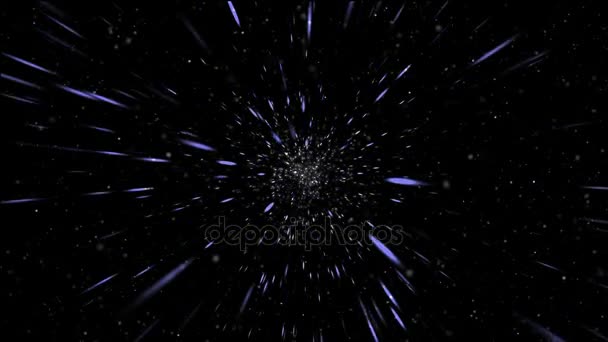 Soyut kozmik animasyonlu illüstrasyon — Stok video