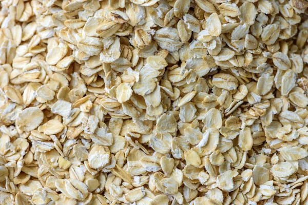 Oatmeal flakes closeup — Stock Photo, Image