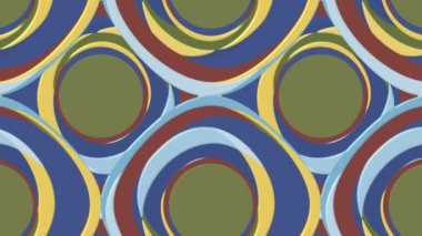 Hareketli animasyon sorunsuz arka plan küçük daireler ile boşluk olmayan