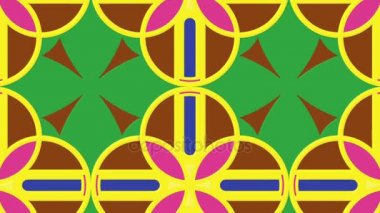 Hareketli animasyon sorunsuz arka plan küçük daireler ile boşluk olmayan