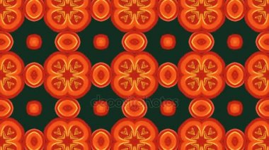 Sonları döngü Animasyonlu kaleydoskop desen