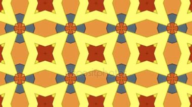 Sonları döngü Animasyonlu kaleydoskop desen