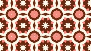 Sonları döngü Animasyonlu kaleydoskop desen