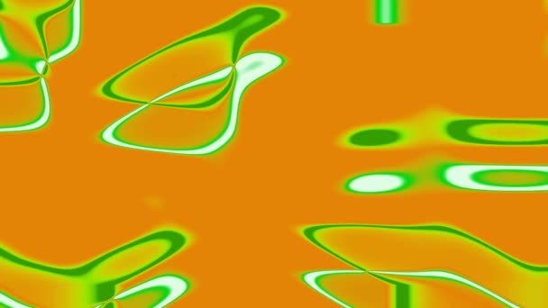 Brązowo zielony Abstrakcja spokoju animowane — Wideo stockowe