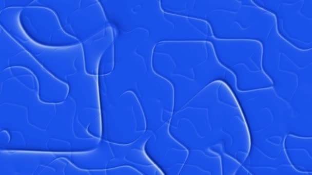 Azul abstracto tranquilo animado — Vídeos de Stock