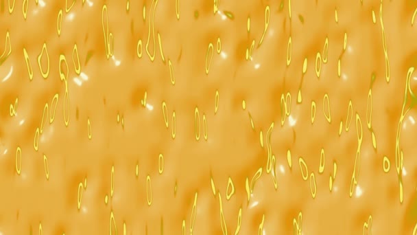 Fundo abstrato amarelo textura 3d — Vídeo de Stock