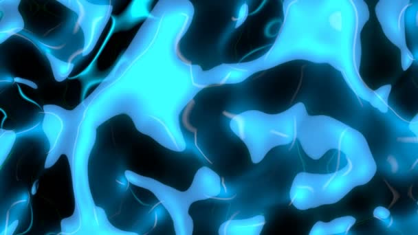 Blue abstract animated glass background — Stock Video