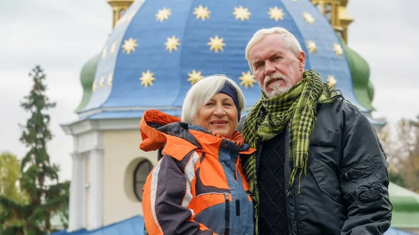 Vacker äldre gift par — Stockfoto