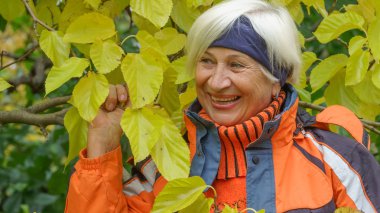 sevimli yaşlı kadın 