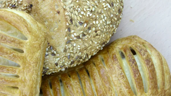 Stilleven van brood bakken — Stockfoto