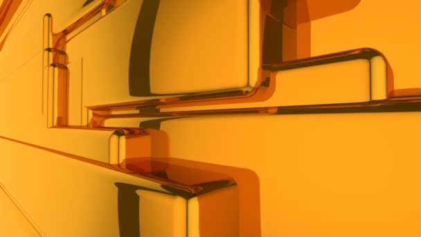 Abstrakter Animierter Bildschirmschoner Mit Imitation Einer Brillanten Strukturierten Oberfläche — Stockvideo